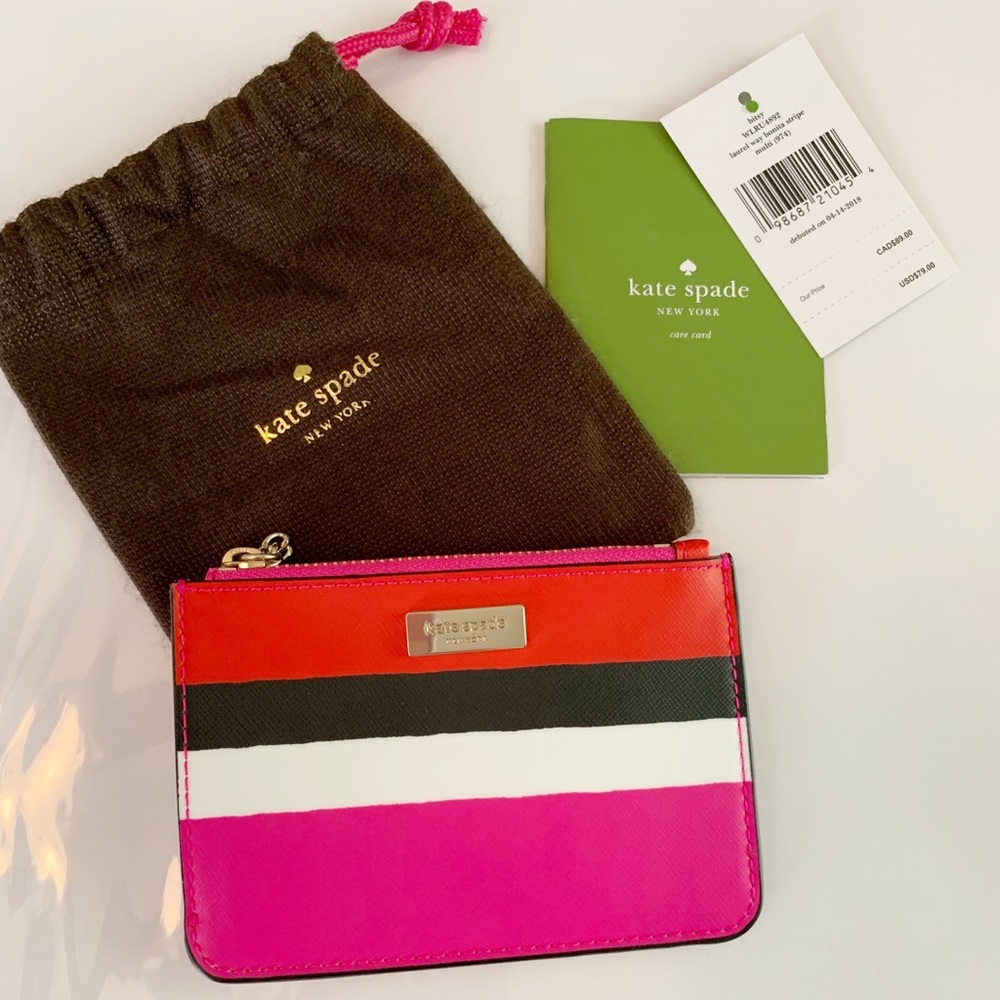 Kate Spade ♠️Bonita stripe wallet